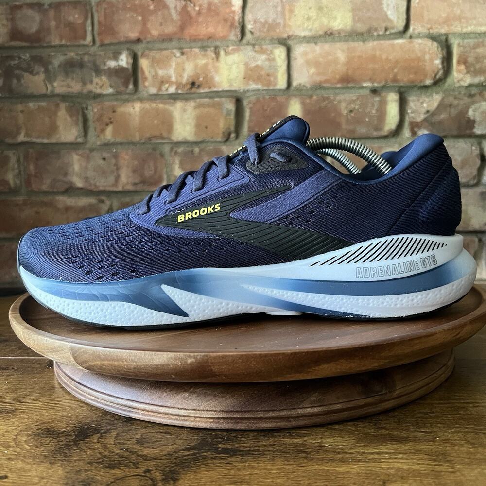 Brooks Adrenaline GTS 24 Supportive Blue Running Shoes Sneakers Men's 11